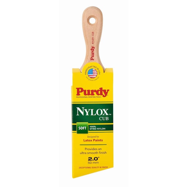 Purdy Purdy Nylox Cub 2 in. Soft Angle Trim Paint Brush 144153220 - main